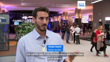 Israelische Geiselfamilien in Brüssel: "Helft uns!"