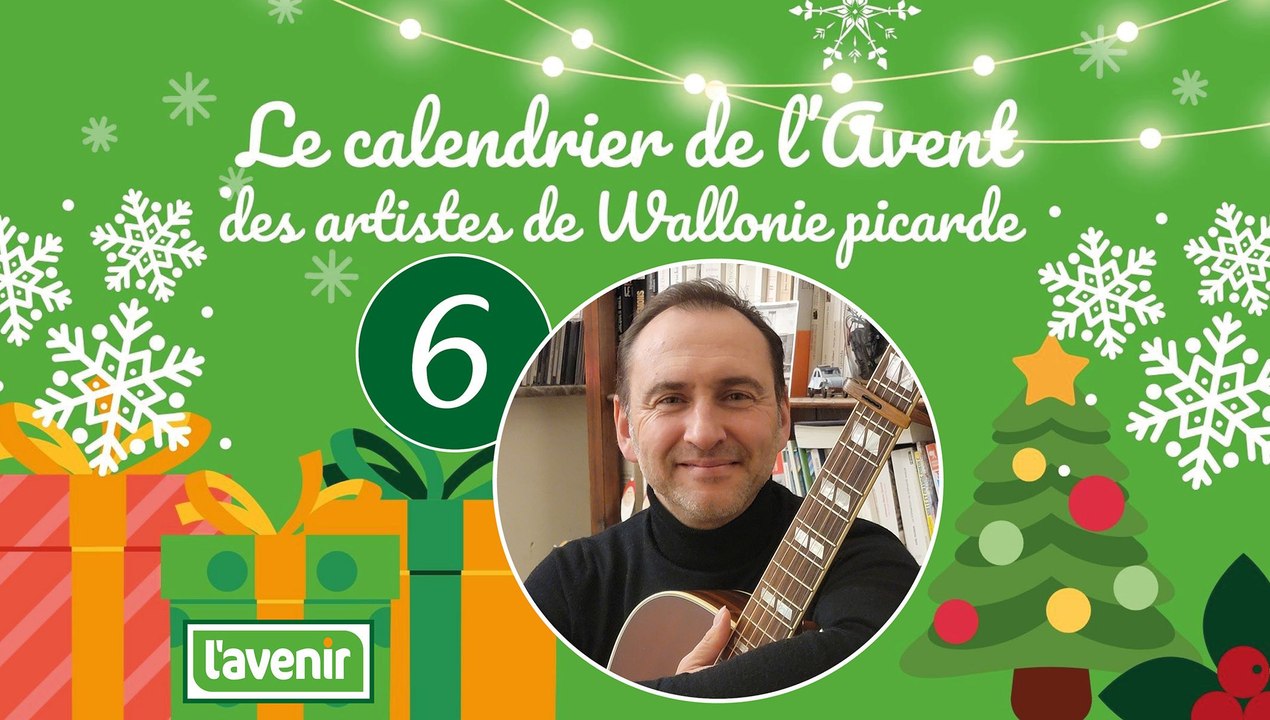Calendrier de l'Avent : Simon Delannoy, à la guitare et à l'harmonica, chante "Même si"