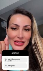 Andressa Urach anuncia pausa na produção de conteúdo e justifica decisão: "Sobrecarregada"