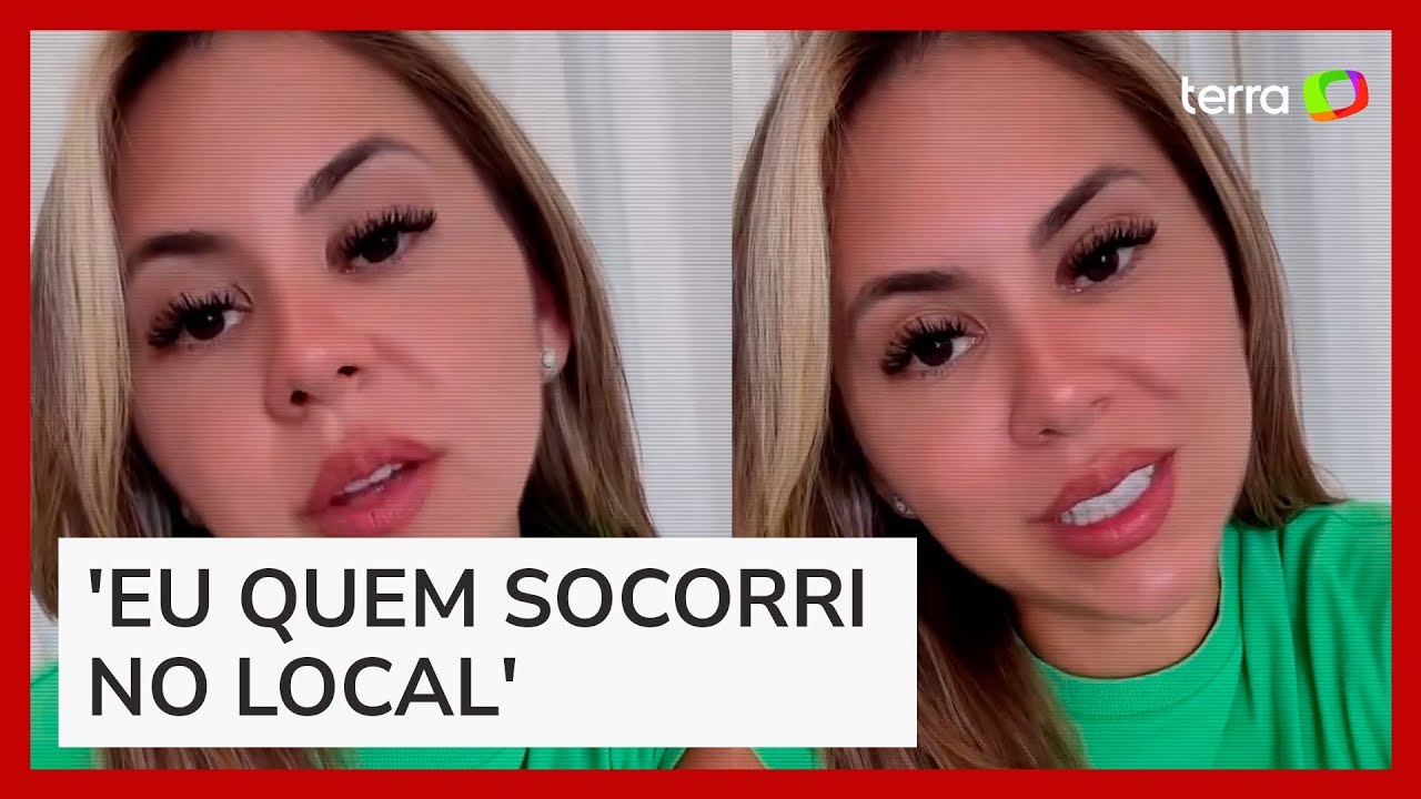 Esposa de Zé Neto revela que ajudou nos primeiros socorros após cantor bater contra carreta