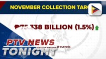 BOC exceeds November collection target