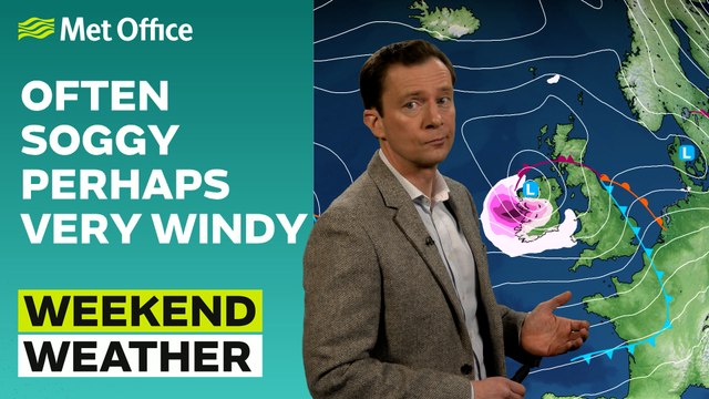 Weekend Weather 07/12/2023 – Often wet and windy - Met Office UK Forecast