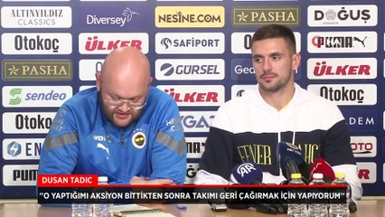 Dusan Tadic: Beşiktaş derbisini kazanıp seriyi sürdürmek istiyoruz