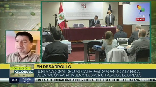 Perú: Junta Nacional de Justicia suspende a la fiscal Patricia Benavides