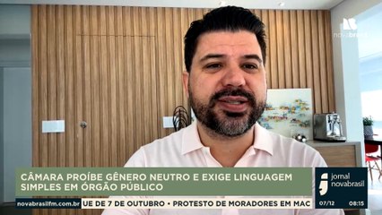 CÂMARA PROÍBE GÊNERO NEUTRO E EXIGE LINGUAGEM SIMPLES EM ÓRGÃO PÚBLICO