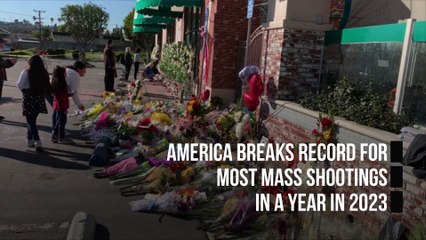 America Breaks Record for Most Mass Shootings in a Year in 2023