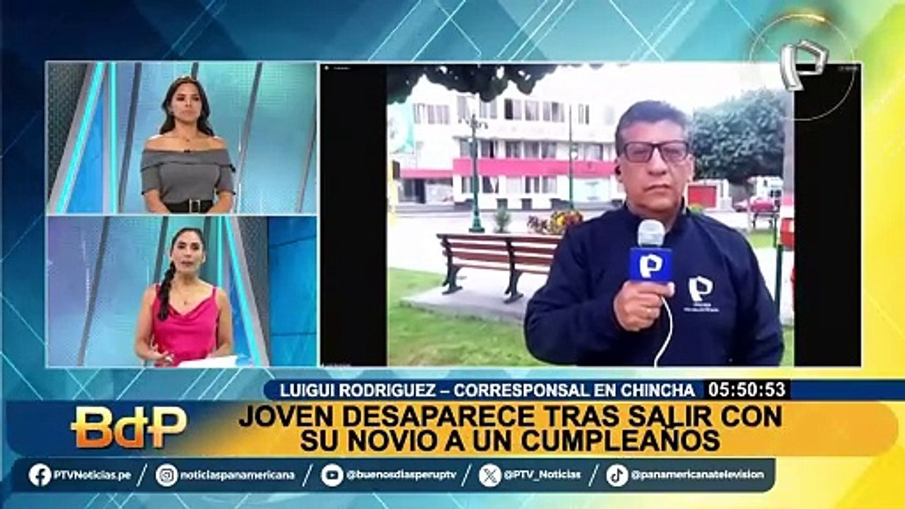 Chincha: desaparece joven que se dirigía a un cumpleaños junto a su novio
