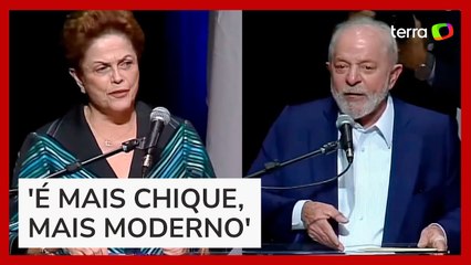 Lula 'dá bronca' em Dilma por uso de termo em evento: 'Nunca mais venha no microfone e diga'