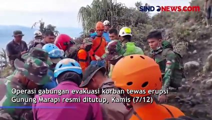 Operasi SAR Pencarian Pendaki Gunung Marapi Ditutup, Total 23 Korban Tewas