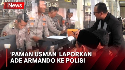 Terkait Pernyataan Politik Dinasti di Yogya, 'Paman Usman' Laporkan Ade Armando ke Polisi
