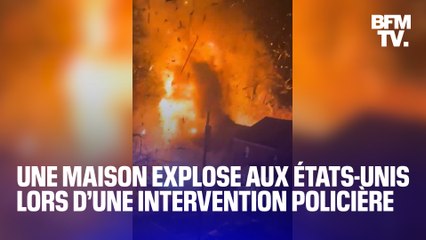 Une maison explose aux États-Unis lors d’une intervention policière