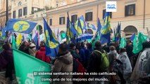 Huelga del personal sanitario en Italia por las condiciones laborales
