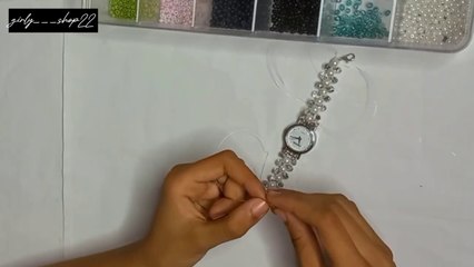 How to make that beaded watch strap|| Aesthetic girl essentials ✨️  || trending accessories