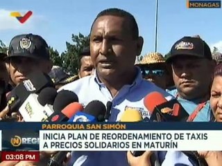 Monagas | 750 vehículos dan inicio al Plan de Reordenamiento de taxis a precios solidarios
