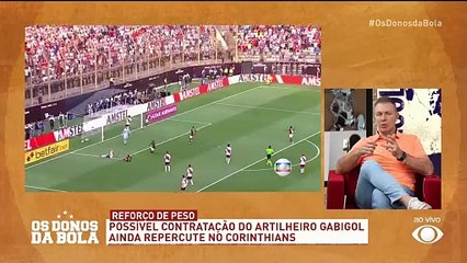 Velloso avalia ida de Gabigol ao Corinthians: "Tem que apresentar um projeto de time"
