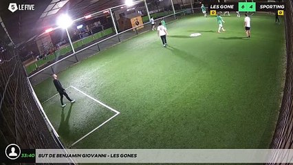 But de BENJAMIN GIOVANNI - LES GONES