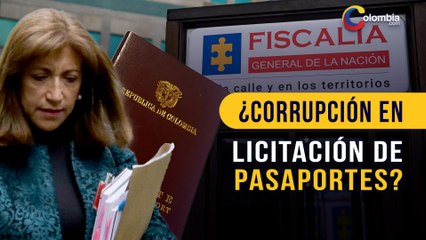 Marta Lucía Zamora declara ante la Fiscalía por corrupción en la licitación de pasaportes