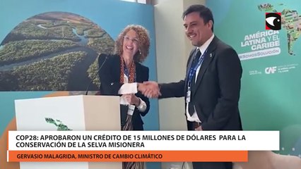 COP28 aprobaron un crédito de 15 millones de dólares  para la conservación de la Selva Misionera