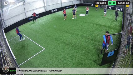 Faute de JASON GOREEBA - 100 CARDIO