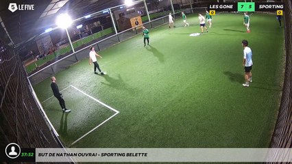 But de NATHAN OUVRAI - SPORTING BELETTE