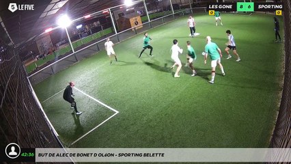 But de Alec de Bonet d'Oléon - SPORTING BELETTE