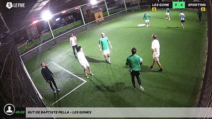 But de Baptiste Pella - LES GONES