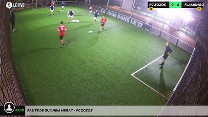 Faute de Guilhem Merat - FC ZOZOS