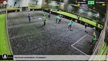 Faute de Lazar BECIC - FC Dimmat