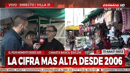 Según la UCA es el peor momento de la pobreza desde 2001: ¿Cómo se vive en la villa 31?