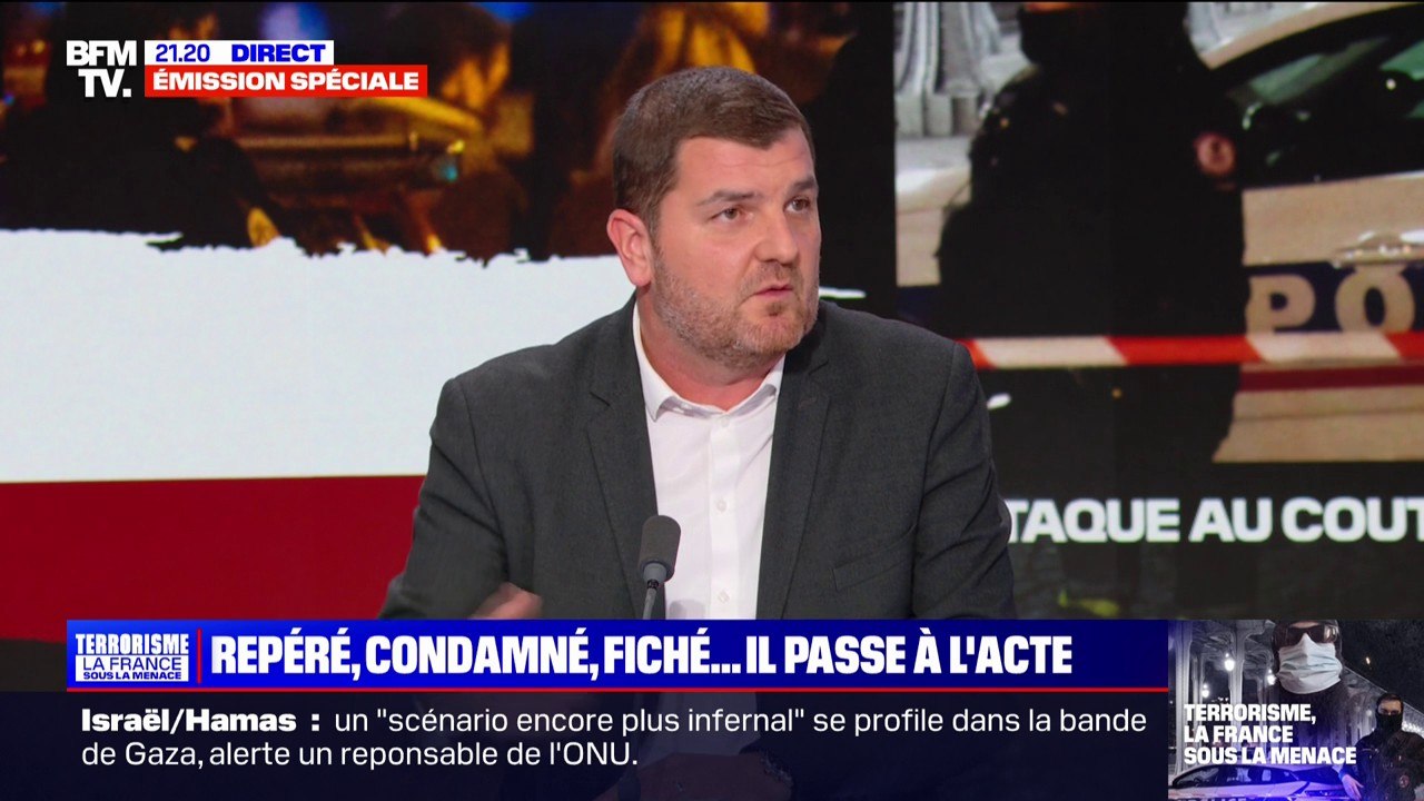 Suivi des personnes radicalisées: Grégory Joron, du syndicat Unité SGP-Police FO propose de mettre de "la contrainte" à la sortie de prison comme du pointage