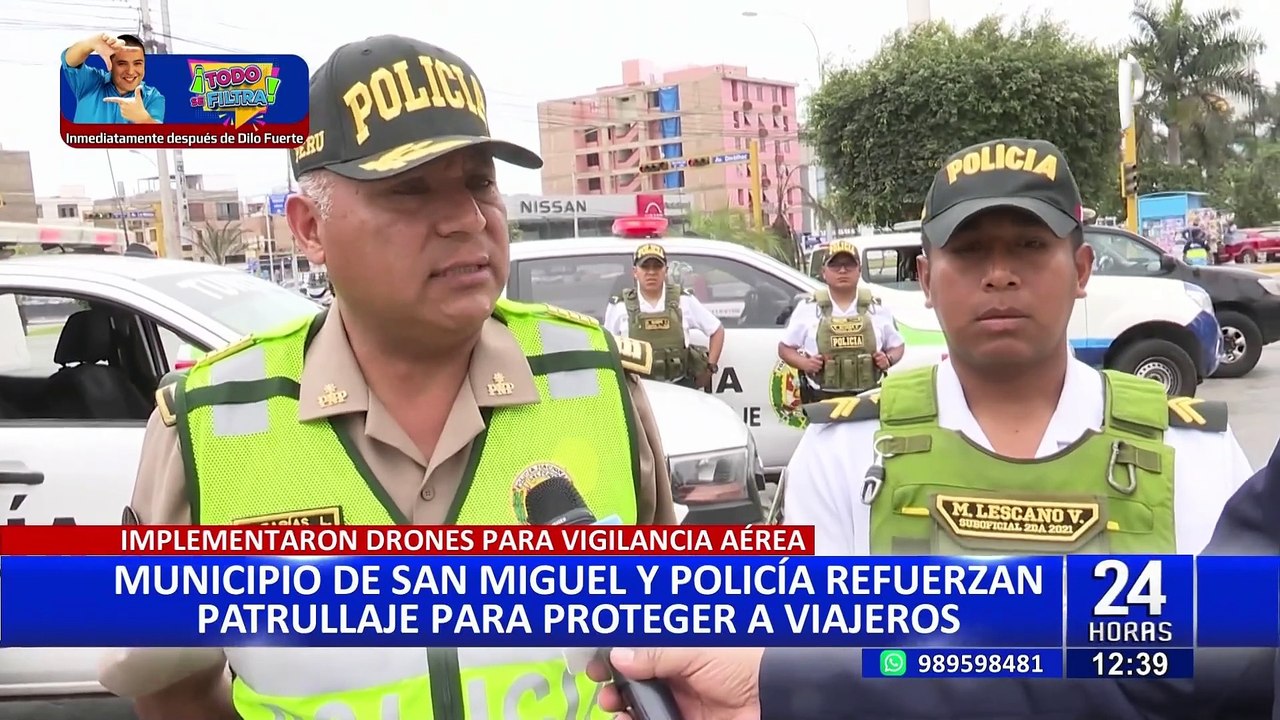 PNP y serenazgo de San Miguel refuerzan patrull...