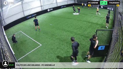 Faute de Loic Delbois - FC Grenelle