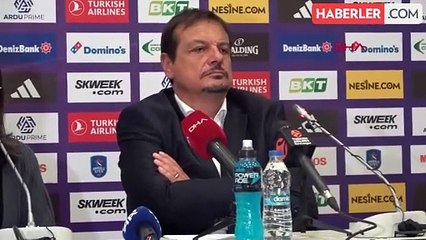 Panathinaikos Başantrenörü Ergin Ataman: 'Anadolu Efes'in stratejisiyle başa çıkamadık'