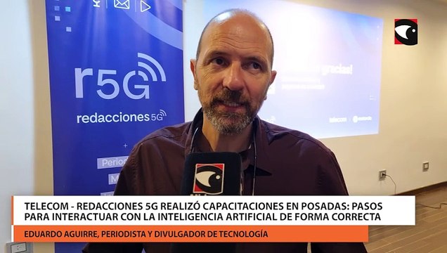 Telecom - Redacciones 5G realizó capacitaciones en Posadas pasos para interactuar con la inteligencia artificial de forma correcta
