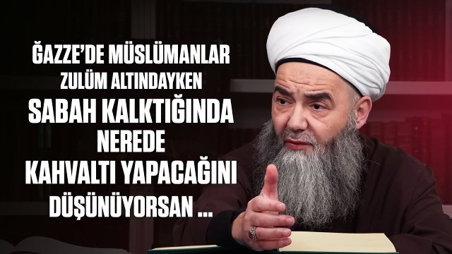 Ğazze’de Müslümanlar Zulüm Altındayken Sabah Kalktığında Nerede Kahvaltı Yapacağını Düşünüyorsan …