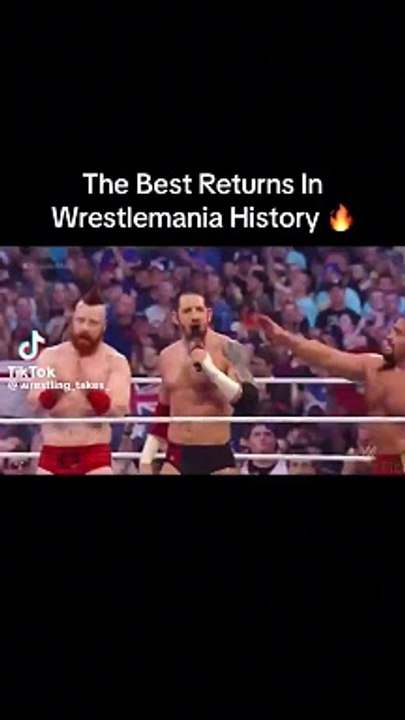 Best returns in WrestleMania