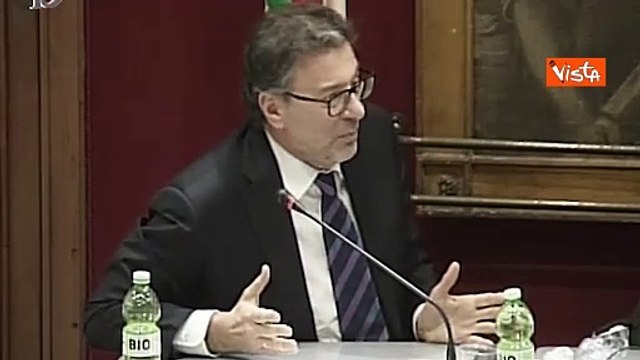 Giorgetti: Non ci chiedano di andare contro interessi Italia, non possiamo accettare tutto