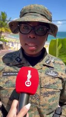 Major destaca trabalho da polícia após conquista da Bandeira Azul: "trabalho sendo materializado"
