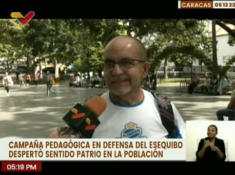 Caraqueños aseguran que la defensa de el Territorio Esequibo es una prioridad para los venezolanos