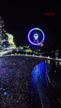 Já pensou em curtir a virada de ano na roda gigante de Balneário Camboriú e acompanhar a queima de fogos?