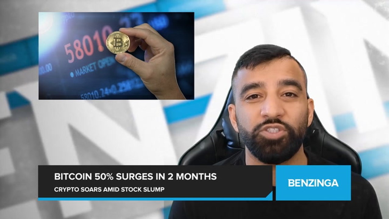 Bitcoin and Cryptocurrencies Defy Stock Market Slump, Holding Strong Gains