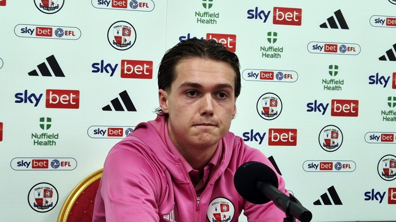 Crawley Town 2, Bristol Rovers 1 | Goal scorer Harry Forster's reaction ...