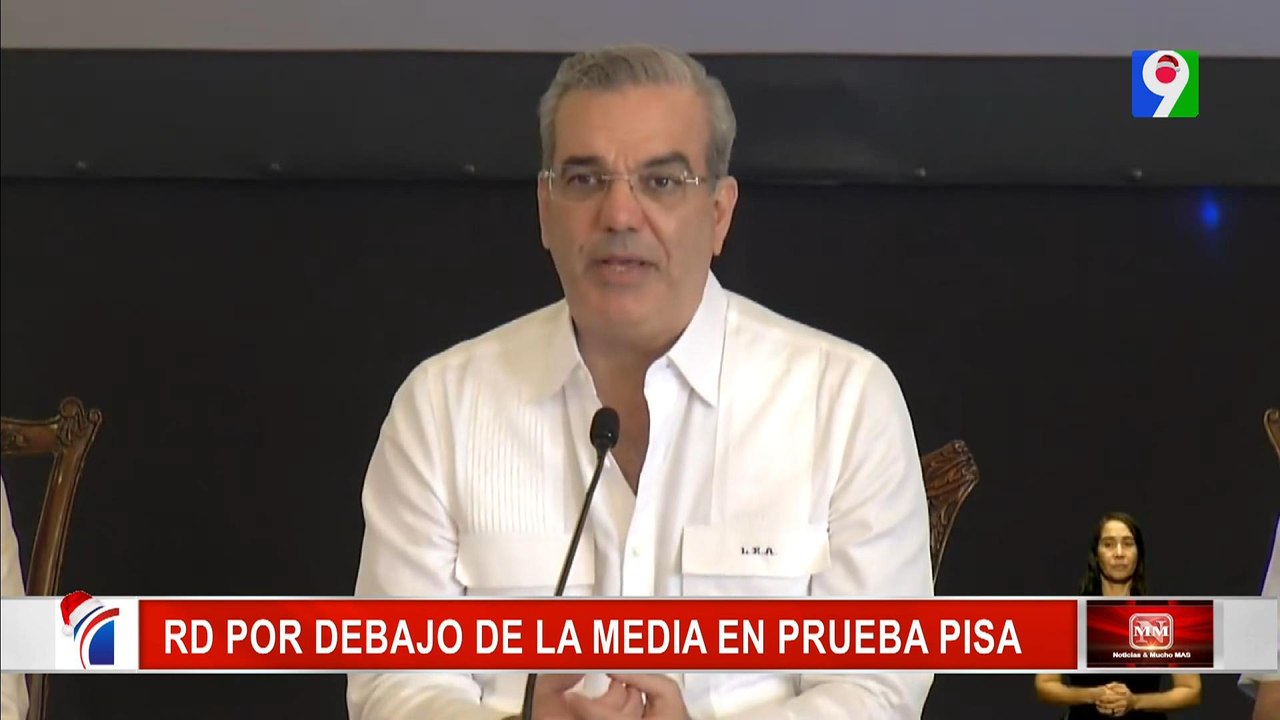 Abinader celebró avances en las pruebas Pisa | Noticias & Mucho MAS