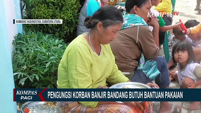 Pengungsi Korban Banjir Bandang di Sekitar Danau Toba Butuh Bantuan Pakaian