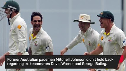 Johnson unleashes on Warner following Test inclusion