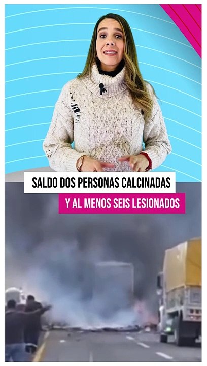 Saldo de dos personas fallecidas dejó un aparatoso choque múltiple suscitado por un tráiler que se quedó sin frenos sobre la carretera a Lagos de Moreno, a la altura de Tepatitlán #TuNotiReel