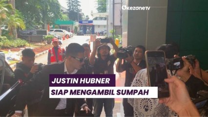 Kenakan Kacamata Hitam, Justin Hubner Tiba di Kanwil Kemenkumham untuk Pengambilan Sumpah WNI
