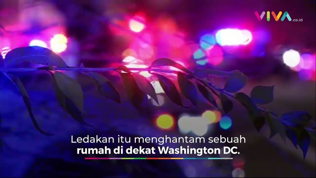 DETIK-DETIK Ledakan Besar Rumah di AS hingga Hancur Lebur