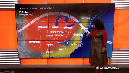 Warmup on its way after snow and rain on the East Coast