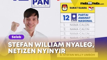 Nyaleg, Stefan William Kampanye Ingin Jadi Manusia Bermanfaat, Netizen Nyinyir: Anak Tengokin Dulu!